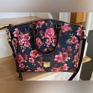 Dooney & Bourke Cabbage Rose Satchel - EUC